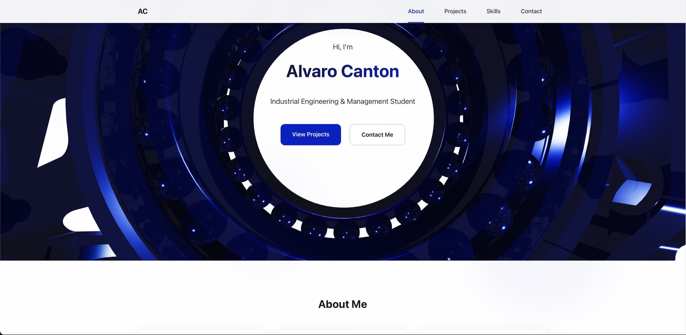Interactive Portfolio Website